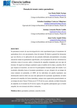 Pomada de tomate contra quemaduras - Ciencia Latina