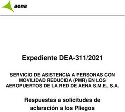 Expediente DEA-311/2021 - Respuestas a solicitudes de aclaración a los Pliegos SERVICIO DE ASISTENCIA A PERSONAS CON - Aena Proveedores