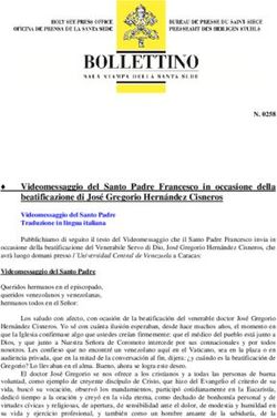 Videomessaggio del Santo Padre Francesco in occasione della beatificazione di Jos&eacute; Gregorio Hern&aacute;ndez Cisneros