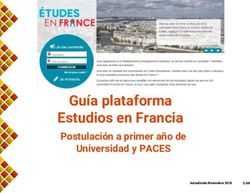 Guía plataforma Estudios en Francia - Postulación a primer año de Universidad y PACES - Campus France Chile