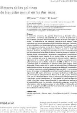 Motores de las políticas de bienestar animal en las Américas