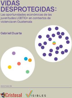 DESPROTEGIDAS: VIDAS Las oportunidades econ&oacute;micas de las juventudes LGBTIQ+ en contextos de violencia en Guatemala - Visibles GT