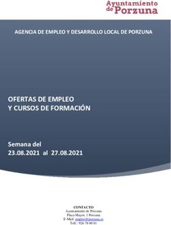 OFERTAS DE EMPLEO Y CURSOS DE FORMACIÓN - Semana del 23.08.2021 al 27.08.2021 - AGENCIA DE EMPLEO Y DESARROLLO LOCAL DE PORZUNA