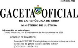GACETA OFICIAL - DE LA REP&Uacute;BLICA DE CUBA MINISTERIO ...