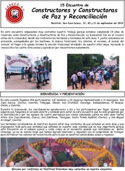 Constructores y Constructoras de Paz y Reconciliaci&oacute;n