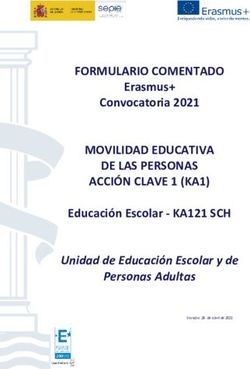 FORMULARIO COMENTADO MOVILIDAD EDUCATIVA DE LAS PERSONAS ACCIÓN CLAVE 1 (KA1) - Erasmus+ Convocatoria 2021 Educación Escolar - KA121 SCH Unidad de ...