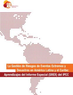 La Gesti&oacute;n de Riesgos de Eventos Extremos y Desastres en Am&eacute;rica Latina y el Caribe: Aprendizajes del Informe Especial (SREX) del IPCC