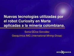 Nuevas tecnolog&iacute;as utilizadas por el robot Curiosity en Marte aplicadas a la miner&iacute;a colombiana - Sonia G&Uuml;iza Gonz&aacute;lez