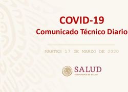 COVID-19 Comunicado T&eacute;cnico Diario - MARTES 17 DE MARZO DE 2020