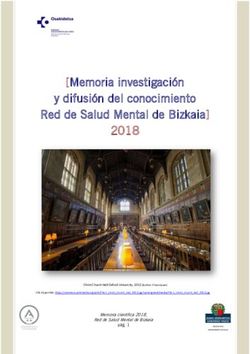 Memoria investigación y difusión del conocimiento Red de Salud Mental de Bizkaia 2018