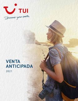 VENTA ANTICIPADA 2021 - TUI.com