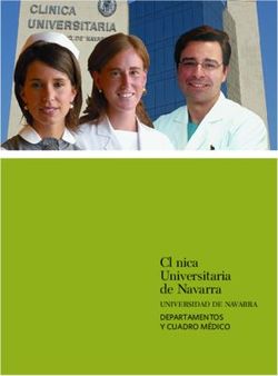 Cl&iacute;nica Universitaria de Navarra - UNIVERSIDAD DE NAVARRA DEPARTAMENTOS Y CUADRO M&Eacute;DICO