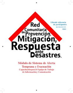 M&oacute;dulo de Sistema de Alerta Temprana y Evacuaci&oacute;n - Capacitaci&oacute;n para el Equipo de Trabajo de Informaci&oacute;n y Comunicaci&oacute;n