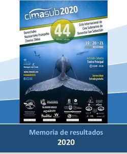 2020 Memoria de resultados - CIMASUB