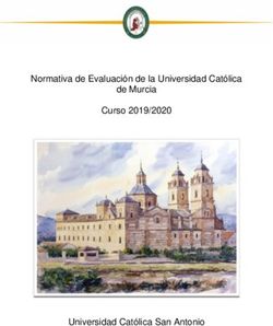Normativa de Evaluación de la Universidad Católica de Murcia Curso 2019/2020 - Universidad Católica San Antonio