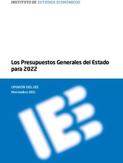 Los Presupuestos Generales del Estado para 2022 - INSTITUTO DE ESTUDIOS ECON&Oacute;MICOS - Instituto ...