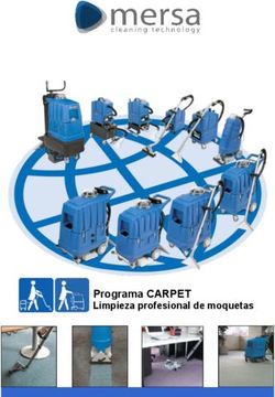 Programa CARPET Limpieza profesional de moquetas