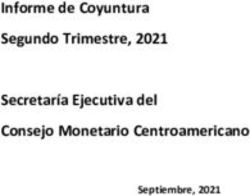 CARD: Estabilidad entre la divergencia - Informe de Coyuntura Segundo Trimestre, 2021 Secretaría Ejecutiva del Consejo Monetario Centroamericano ...