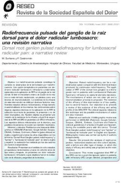 Radiofrecuencia pulsada del ganglio de la raíz dorsal para el dolor radicular lumbosacro: una revisión narrativa
