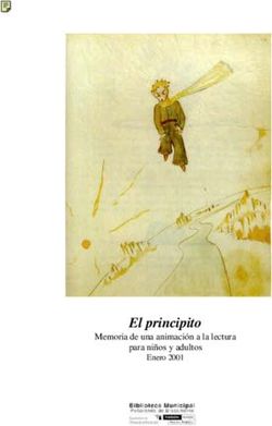 El principito Memoria de una animación a la lectura para niños y adultos Enero 2001