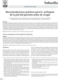 Recomendaciones pr&aacute;cticas para la antisepsia de la piel del paciente antes de cirug&iacute;a