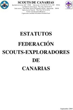 ESTATUTOS FEDERACIÓN SCOUTS-EXPLORADORES DE CANARIAS