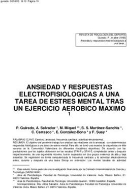 ANSIEDAD Y RESPUESTAS ELECTROFISIOLOGICAS A UNA TAREA DE ESTRES MENTAL TRAS UN EJERCICIO AEROBICO MAXIMO
