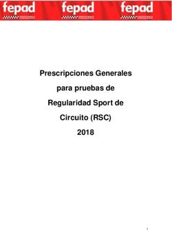 Prescripciones Generales para pruebas de Regularidad Sport de Circuito (RSC) 2018 - Fepad