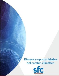 Riesgos y oportunidades del cambio climático - Superfinanciera