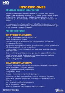 INSCRIPCIONES - Secretaría de Educación Superior ...