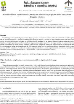 Clasificación de objetos usando percepción bimodal de palpación única en acciones de agarre robótico - Polipapers