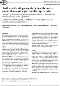 An&aacute;lisis de la etiopatogenia de la otitis media colesteatomatosa seg&uacute;n nuestra experiencia.