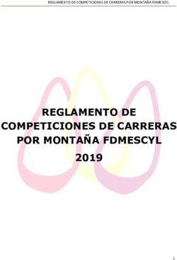 REGLAMENTO DE COMPETICIONES DE CARRERAS POR MONTAÑA FDMESCYL 2019 - REGLAMENTO DE COMPETICIONES DE CARRERAS POR MONTAÑA FDMESCYL