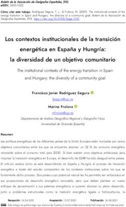 Los contextos institucionales de la transición energética en España y Hungría: la diversidad de un objetivo comunitario