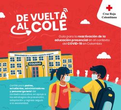 Guía para la reactivación de la - educación presencial en el contexto