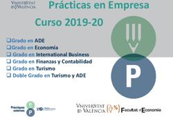Prácticas en Empresa Curso 2019-20 - UV