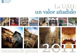 Memoria de prensa 2011 - La UAH: un valor añadido Universidad de Alcalá - Mi Portal