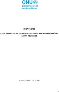 L&Iacute;NEA DE BASE COALICI&Oacute;N PARA EL CIERRE PROGRESIVO DE LOS BASURALES EN AM&Eacute;RICA LATINA Y EL CARIBE - Borrador Final 7 de enero de 2021