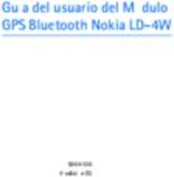 Guía del usuario del Módulo GPS Bluetooth Nokia LD-4W