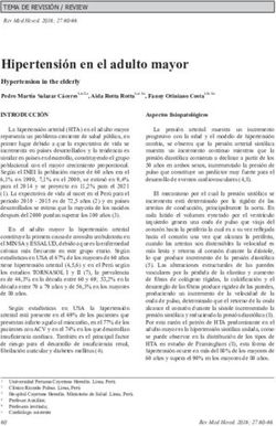 Hipertensión en el adulto mayor - Hypertension in the elderly - SciELO