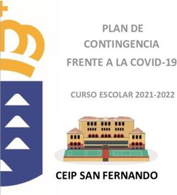 PLAN DE CONTINGENCIA FRENTE A LA COVID-19 - CEIP SAN FERNANDO - Gobierno de ...