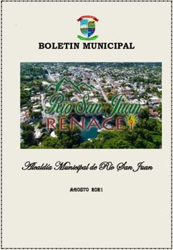 Alcaldía Municipal de Río San Juan - BOLETIN MUNICIPAL - AGOSTO 2021