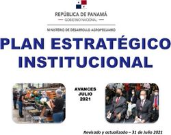 AVANCES JULIO 2021 Revisado y actualizado - 31 de Julio 2021