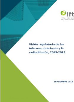 Visión regulatoria de las telecomunicaciones y la radiodifusión, 2019-2023 - SEPTIEMBRE 2018