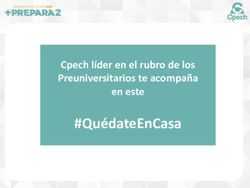 #QUÉDATEENCASA CPECH LÍDER EN EL RUBRO DE LOS PREUNIVERSITARIOS TE ACOMPAÑA EN ESTE