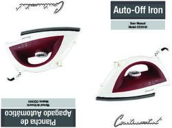 Auto-Off Iron - Apagado Autom&aacute;tico Plancha de - Cem Global