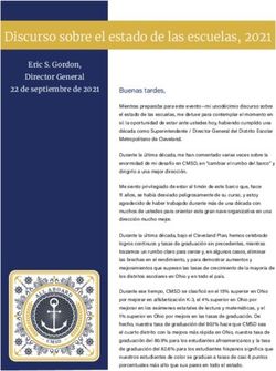 Discurso sobre el estado de las escuelas, 2021 - CMSD