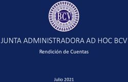 JUNTA ADMINISTRADORA AD HOC BCV - Rendici&oacute;n de Cuentas Julio 2021