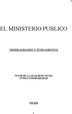 EL MINISTERIO PUBLICO - TESIS - GENERALIDADES Y FUNDAMENTOS