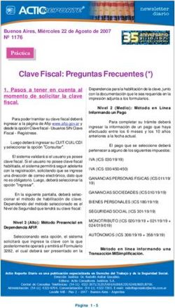 Clave Fiscal: Preguntas Frecuentes (*)